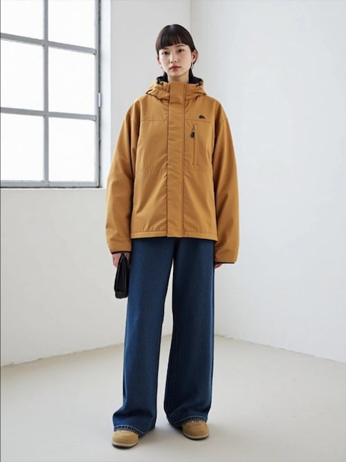 セール】2025AW LOGOS/ロゴス ナイロン 裏ボア 撥水 防風 マウンテン