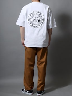 「アイテム（カーゴパンツ、イエロー系）」を使った、MARUKAWA【Official】さん（メンズ・178cm）の夏コーディネート