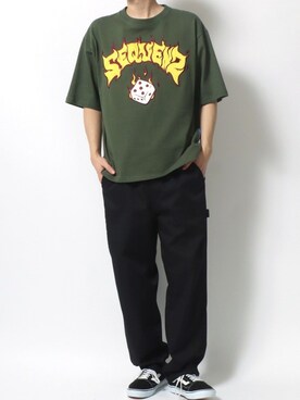 「SEQUENZ（シークエンズ）のアイテム」を使った、MARUKAWA【Official】さん（メンズ・178cm）の春コーディネート