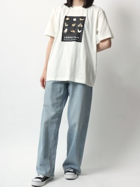 「LOGOS park（ロゴスパーク）のアイテム」を使った、MARUKAWA【Official】さん（レディース・158cm）の夏コーディネート