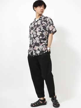 「Jungle Storm（ジャングルストーム）のアイテム（パンツ）」を使った、MARUKAWA【Official】さん（メンズ・180cm）の夏コーディネート