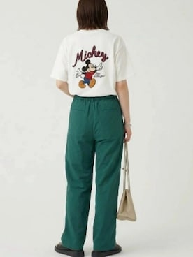 「Disney（ディズニー）のアイテム（トップス）」を使った、MARUKAWA【Official】さん（レディース・161cm）の春コーディネート