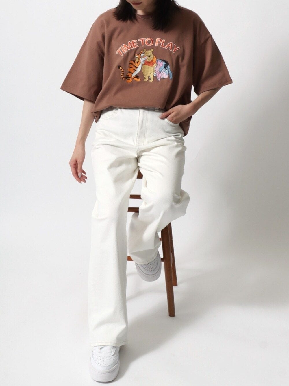 あちゃちゅむ　眠れぬ森の美女Big Tシャツ あちゃちゅむむちゃちゃ ディズニー 眠れる森の美女 ビッグ