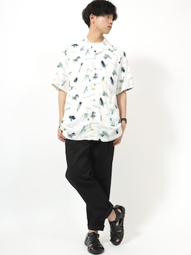 「Jungle Storm（ジャングルストーム）のアイテム（パンツ）」を使った、MARUKAWA【Official】さん（メンズ・180cm）の夏コーディネート