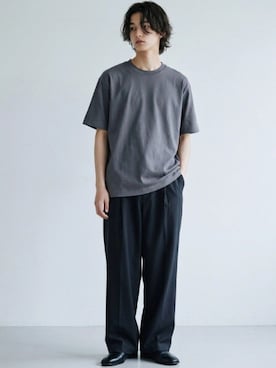 「半袖Ｔシャツ」｜MARUKAWA【Official】さん（メンズ・180cm）の夏コーディネート