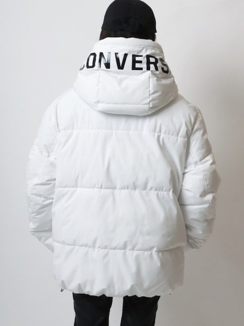 MARUKAWAMARUKAWA【Official】さんのダウンジャケット/コート「CONVESE/コンバース WATER REPELLENT FINISH 撥水加工 フードロゴ ファイバーダウン 中綿ジャケット フーディー レディース メンズ(CONVERSE|コンバース)」を使ったコーディネート