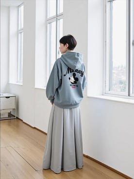 「アイテム（パーカー）」を使った、MARUKAWA【Official】さん（レディース・161cm）の秋コーディネート