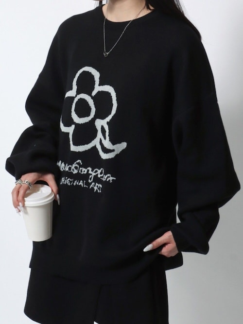 セール】2025AW MARK GONZALES/マークゴンザレス ジャガード刺繍ニット