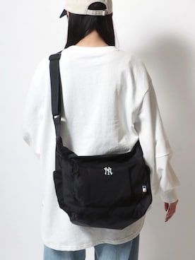 「MLB（メジャーリーグベースボール）のアイテム（バッグ）」を使った、MARUKAWA【Official】さん（レディース・158cm）の冬コーディネート