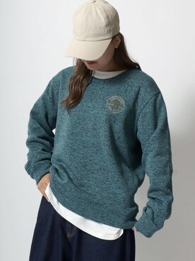 「CONVERSE（コンバース）のアイテム（スウェット）」を使った、MARUKAWA【Official】さん（レディース・163cm）の秋コーディネート