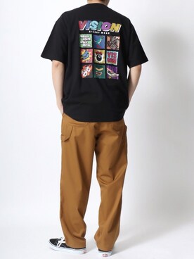 「アイテム（カーゴパンツ、イエロー系）」を使った、MARUKAWA【Official】さん（メンズ・178cm）の夏コーディネート