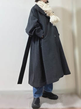 「ENFOLD（エンフォルド）のアイテム（ジャケット/アウター）」を使った、たかおさん（レディース・168cm）の秋コーディネート