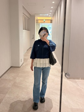 「nemne store（ネンネストア）のアイテム」を使った、puchiさん（レディース・148cm）の春コーディネート