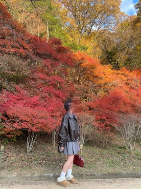 「アイテム（その他アウター）」を使った、にちさん（レディース・148cm）の冬コーディネート