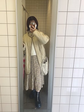 「casselini」｜「アイテム（その他アウター）」を使った、yさん（レディース・160cm）の秋コーディネート