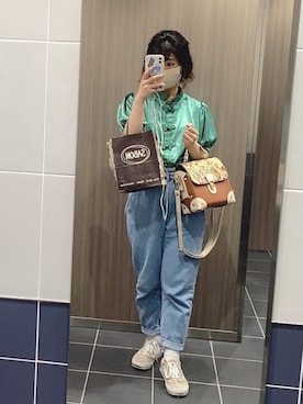 「VANS（バンズ）の＜VANS（バンズ）＞スエード OLD SKOOL オールドスクール スニーカー ◆（スニーカー）」を使った、yさん（レディース・159cm）の夏コーディネート