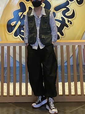 「runstarhike」｜YKKさん（メンズ・172cm）の夏コーディネート