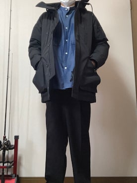 「SO（エスオー）のアイテム」を使った、エクセルさん（メンズ・173cm）の冬コーディネート