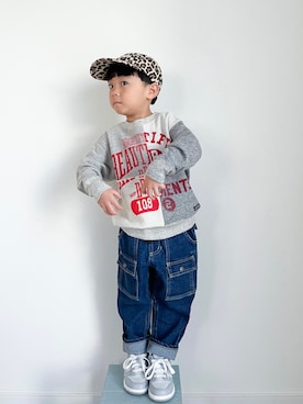 EIMA.SAEさん（キッズ・100cm）の秋コーディネート