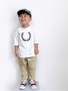 EIMA.SAEさん（キッズ・90cm）の夏コーディネート