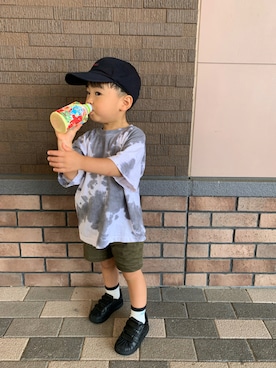 EIMA.SAEさん（キッズ・90cm）の夏コーディネート