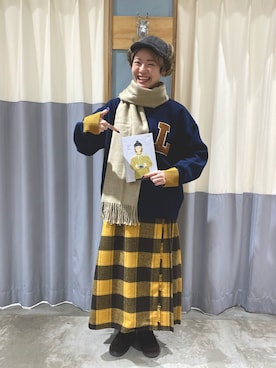 「Samansa Mos2（サマンサ モスモス）のアイテム（その他）」を使った、Akiさん（レディース・160cm）の秋コーディネート