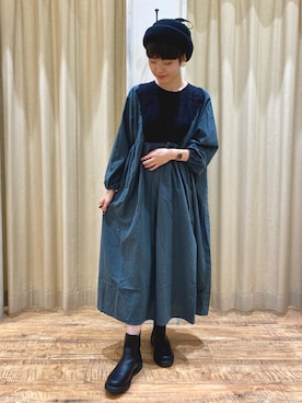 「Samansa Mos2（サマンサ モスモス）のアイテム（アクセサリー）」を使った、Akiさん（レディース・160cm）の秋コーディネート