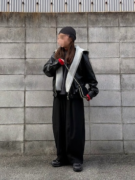 M。さん（レディース・149cm）の冬コーディネート