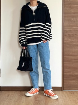 M。さん（レディース・149cm）の春コーディネート