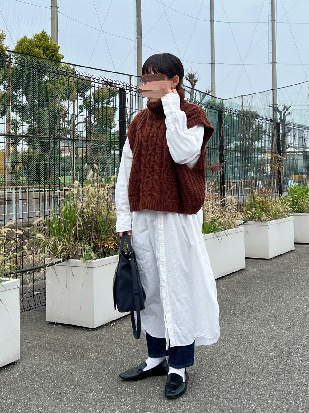 S.REIMON エスレイモン 白 ロング ビッグ シャツ S.REIMON エスレイモン 白 ロング ビッグ シャツ トップス