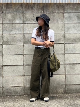 「Onitsuka Tiger（オニツカタイガー）のアイテム」を使った、M。さん（レディース・149cm）の夏コーディネート