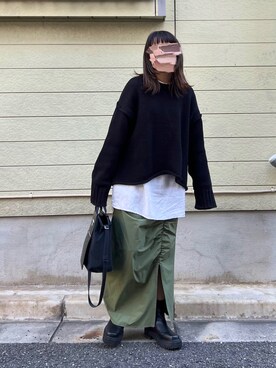 M。さん（レディース・149cm）の春コーディネート