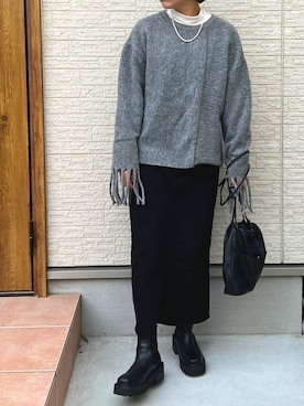 M。さん（レディース・149cm）の冬コーディネート