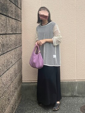 M。さん（レディース・149cm）の夏コーディネート