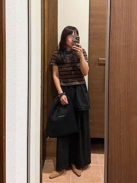 「LOSCa（ロスカ）のアイテム」を使った、M。さん（レディース・149cm）の夏コーディネート