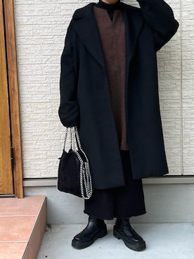 M。さん（レディース・149cm）の冬コーディネート