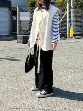 M。さん（レディース・149cm）の春コーディネート