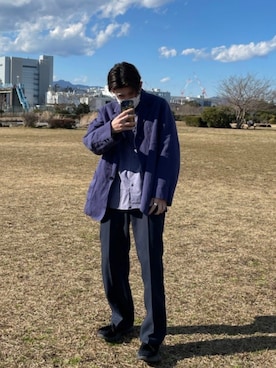 「BEAMS PLUS（ビームスプラス）のアイテム（ジャケット/アウター）」を使った、　いとう　けいすけさん（メンズ・171cm）の春コーディネート