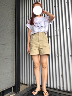 「Charles Chaton（シャルルシャトン）のアイテム（パンツ）」を使った、わいさん（レディース・163cm）の夏コーディネート