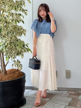 Ruiさん(レディース・153cm)の夏コーディネート