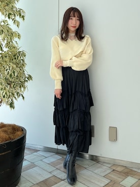 「ほめられ本命コーデ」｜Ruiさん（レディース・153cm）の冬コーディネート