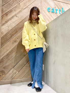 「earthstaff」｜Ruiさん（レディース・153cm）の春コーディネート
