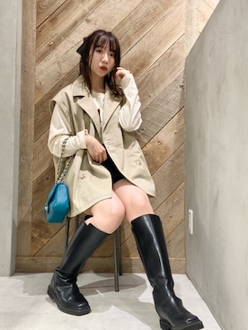 Ruiさん(レディース・153cm)の秋コーディネート