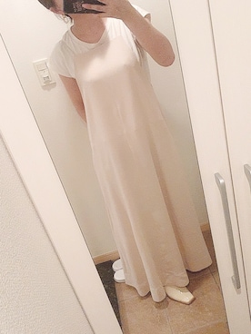 「スタミキ」｜「アイテム（ワンピース/ドレス）」を使った、リーさん（レディース・161cm）の夏コーディネート