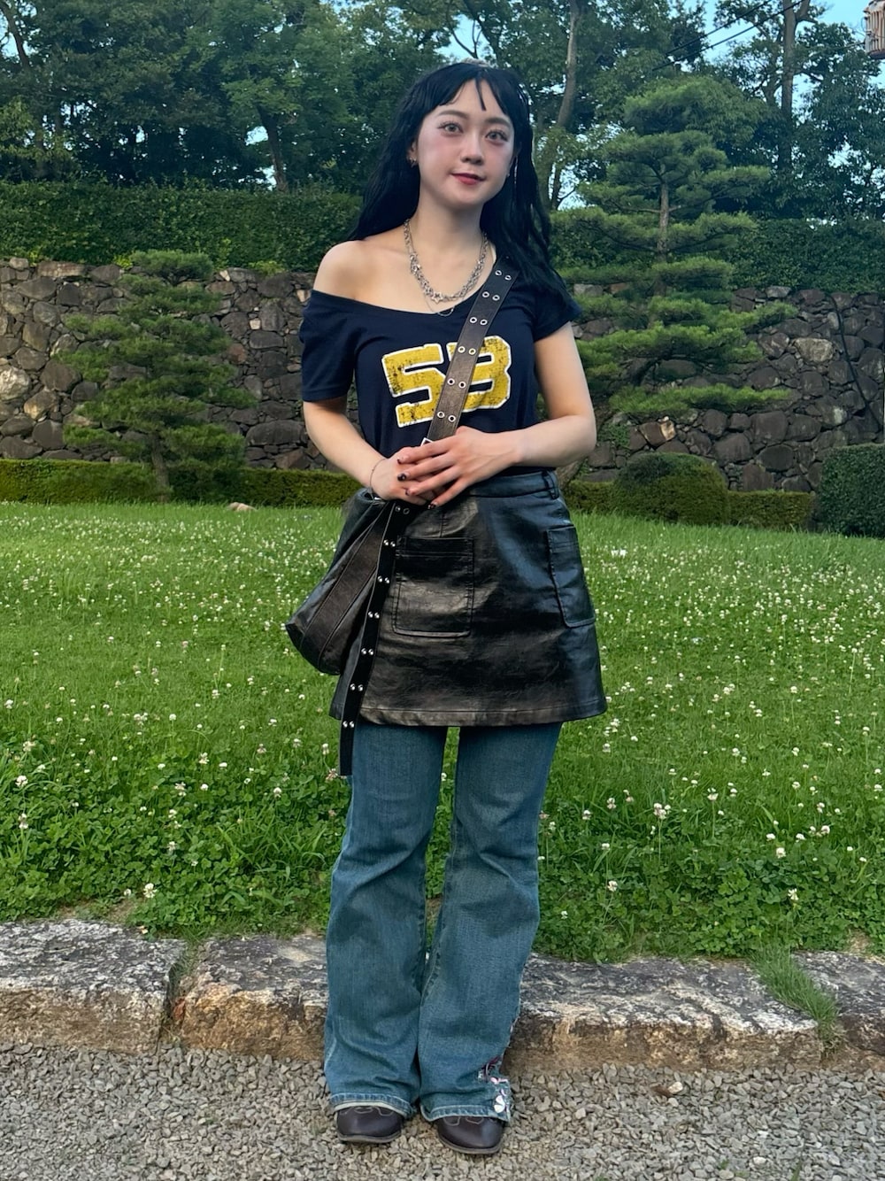 オフショル ナンバーTシャツ TINA：JOJUNを使ったWEARISTAの人気