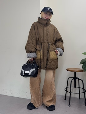 「アイテム（その他シューズ）」を使った、カフェ店長aoiさん（レディース・147cm）の冬コーディネート