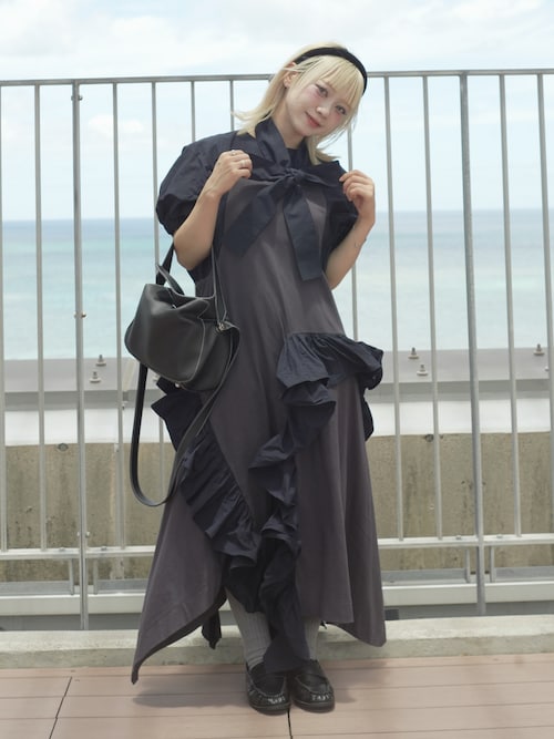 極美品♡ヴィヴィアンウエストウッド 変形 デザイン パフスリーブ ワンピース Vivienne Westwood（ヴィヴィアンウエストウッド）の「ｵｰｶﾞﾆｯｸﾘｻｲｸﾙ