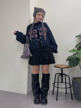 カフェ店長aoiさん（レディース・147cm）の秋コーディネート