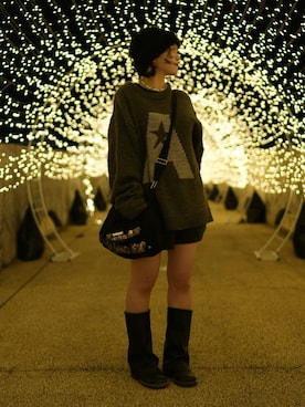 カフェ店長aoiさん(レディース・147cm)の冬コーディネート