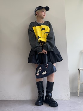 カフェ店長aoiさん（レディース・147cm）の夏コーディネート